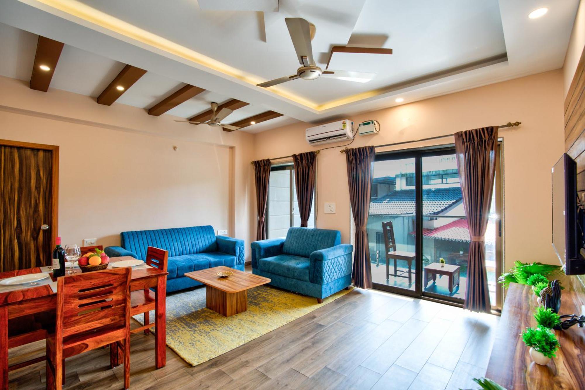 Luxury 2bhk Near Candolim Apartment *